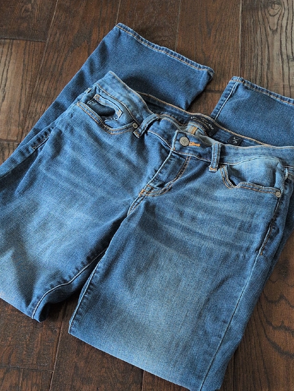 LUCKY BRAND I Low Rise Blue Denim Soft Stretch Lolita Boot Cut Jeans, 8/29